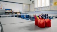 Empty Classroom Ready For Pupils
