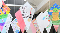 Douglas Court flies a thousand kites