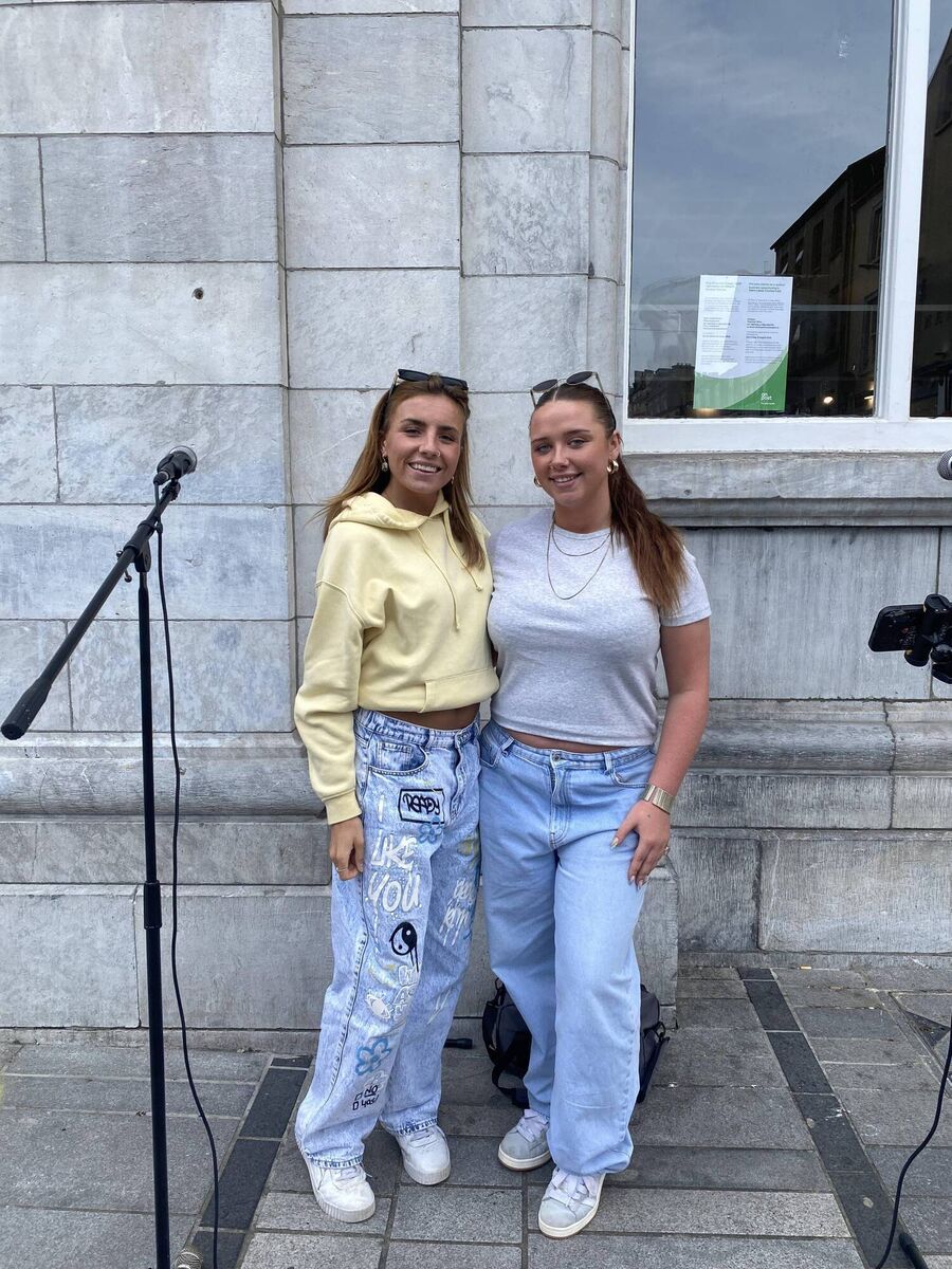Isabelle Cronin from Gurranabraher and Katelynn Burns from Farranree. Sounds of Cork