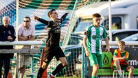 Barry Coffey celebrates scoring his sides second goal 8/8/2025