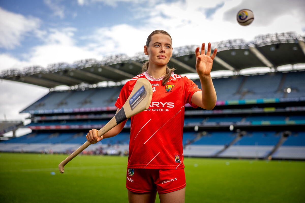 Meabh Cahalane at the launch of the Glen Dimplex All-Ireland Camogie final at Croke Park tomorrow. Picture: INPHO/Morgan Treacy