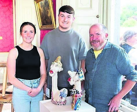 Alannah Mahon, and Adam Campbell, Gurranabraher, with ceramicist Charlie Mahon, at the Cork Craft Month Official launch party at Fota House. All events are available to book at corkcraftanddesign.ie. Picture: Michael O’Sullivan
Alannah Mahon, and Adam Campbell, Gurranabraher, with ceramicist Charlie Mahon, at the Cork Craft Month Official launch party at Fota House. All events are available to book at corkcraftanddesign.ie. Picture: Michael O’Sullivan