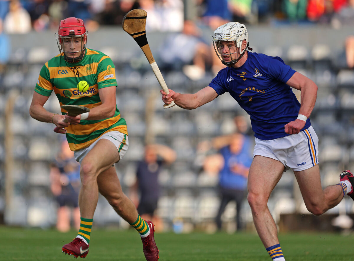  Alan Connolly of Blackrock is chased by Ciaran Doolan of St Finbarr's in last year's meeting at Páirc Uí Rinn. Picture: Jim Coughlan