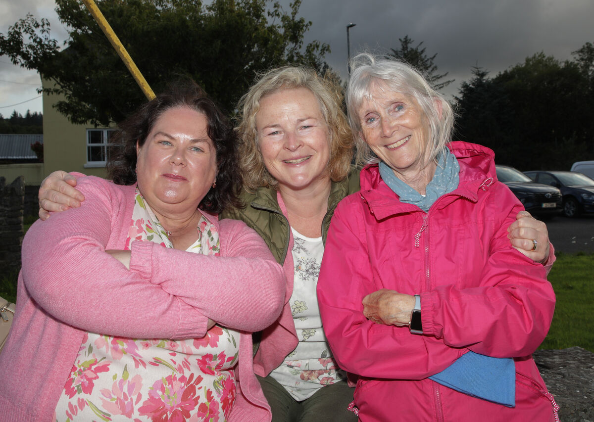 Michelle Mangan, Mary Crowlet and Nóirín Sheldon at Féile na Laoch 2025 (Festival of Heroes) which took place in Cúil Aodha, Co. Cork. - Picture: David Creedon Michelle Mangan, Mary Crowlet and Nóirín Sheldon at Féile na Laoch 2025 (Festival of Heroes) which took place in Cúil Aodha, Co. Cork. - Picture: David Creedon