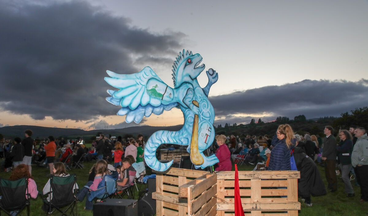 A section of the large crowd at Féile na Laoch 2025 (Festival of Heroes) which took place in Cúil Aodha, Co. Cork. - Picture: David Creedon A section of the large crowd at Féile na Laoch 2025 (Festival of Heroes) which took place in Cúil Aodha, Co. Cork. - Picture: David Creedon