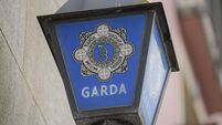 Gardai logo outside of Garda station