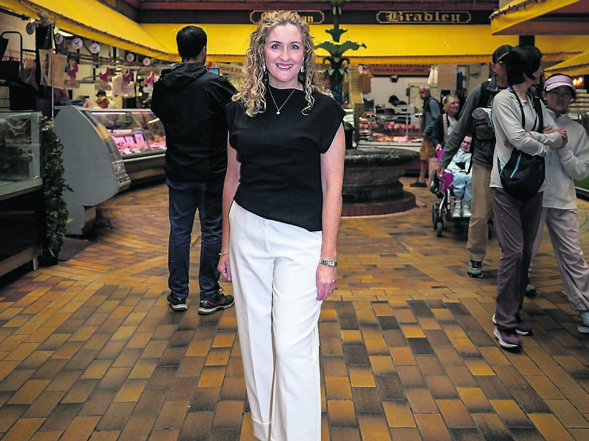 Niamh Murphy, festival manager of Cork On A Fork, in the English Market. 	 Picture: Chani Anderson
                    