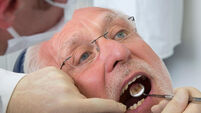 Senior man at the dentist, Germany