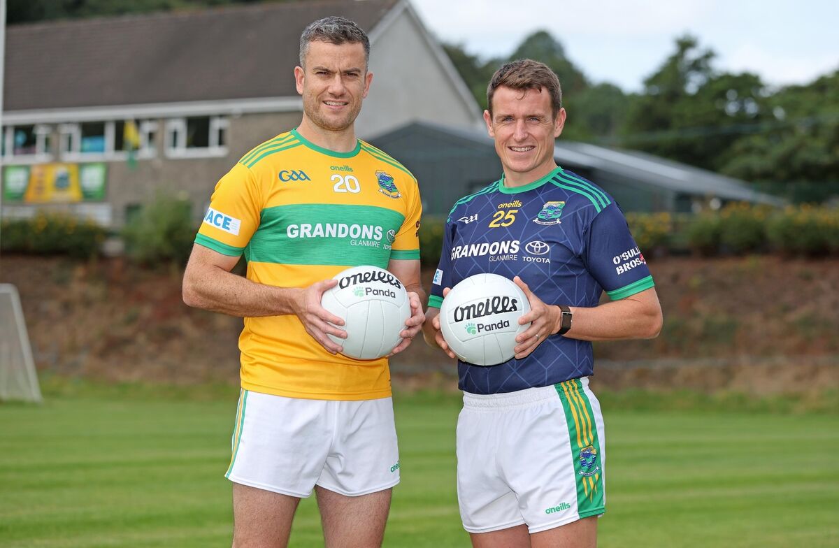 Darren Kenneally and Daniel Molden, both Glanmire GAA, as Glanmire GAA announce new partnerships. Picture: Jim Coughlan
