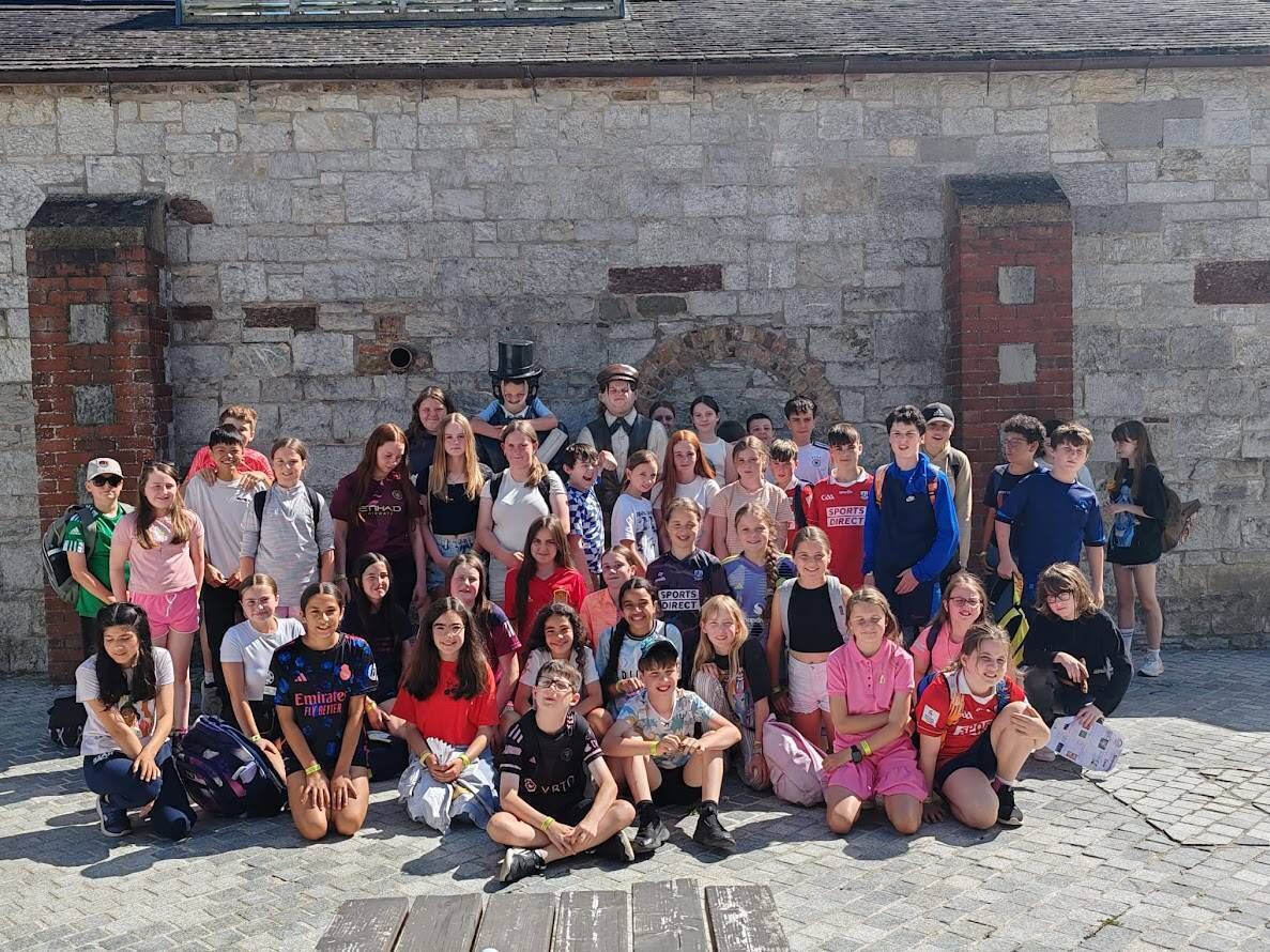 Members of the South Parish/Turners Cross Summer Scheme take a trip back in time at the Old Cork Waterworks Experience Center.