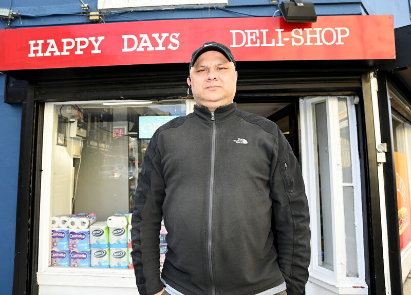 Mazhar Hasan of Happy Days Deli-ShopPicture: Eddie O'Hare