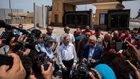 Members of 'The Elders' NGO Arrive in Rafah To Inspect Aid Warehouses and Border Crossings