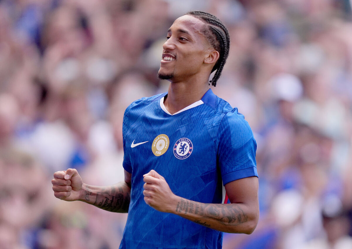 Chelsea's Joao Pedro celebrates scoring the side's second goal during a pre-season friendly match at Stamford Bridge, London. Picture: Bradley Collyer/PA Wire Chelsea's Joao Pedro celebrates scoring the side's second goal during a pre-season friendly match at Stamford Bridge, London. Picture: Bradley Collyer/PA Wire