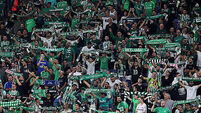 FBL-EUR-C3-MACCABI HAIFA-PANATHINAIKOS-FANS