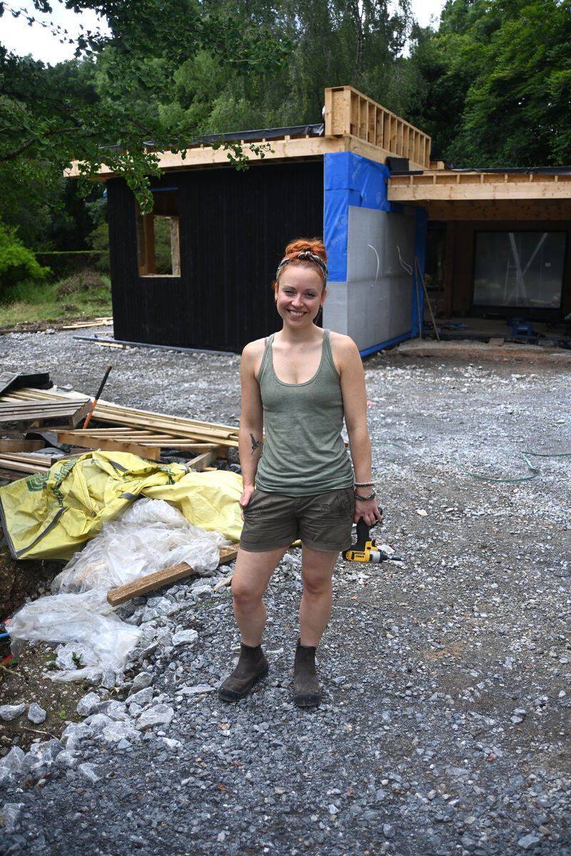 Deirdre O’Sullivan started work on the house in February, 2023 Picture: Larry Cummins Deirdre O’Sullivan started work on the house in February, 2023 Picture: Larry Cummins