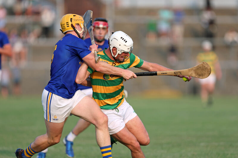 Robbie Cotter of Blackrock battles with Billy Hennessy of St Finbarr's. Picture: Jim Coughlan Robbie Cotter of Blackrock battles with Billy Hennessy of St Finbarr's. Picture: Jim Coughlan