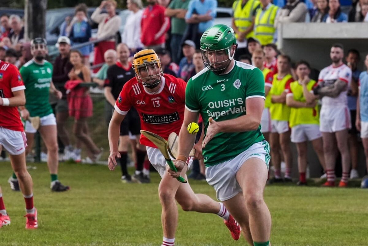 Ballincollig's Jordan Murray comes out past Kilworth's Liam Óg Hegarty. Picture: Noel Sweeney Ballincollig's Jordan Murray comes out past Kilworth's Liam Óg Hegarty. Picture: Noel Sweeney
