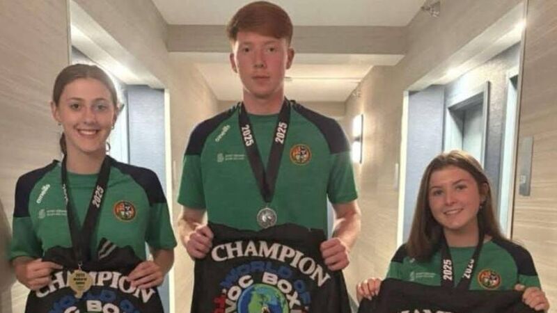 Three Cork boxers who won gold medals at the world tournament in Florida are honoured Three Cork boxers who won gold medals at the world tournament in Florida are honoured