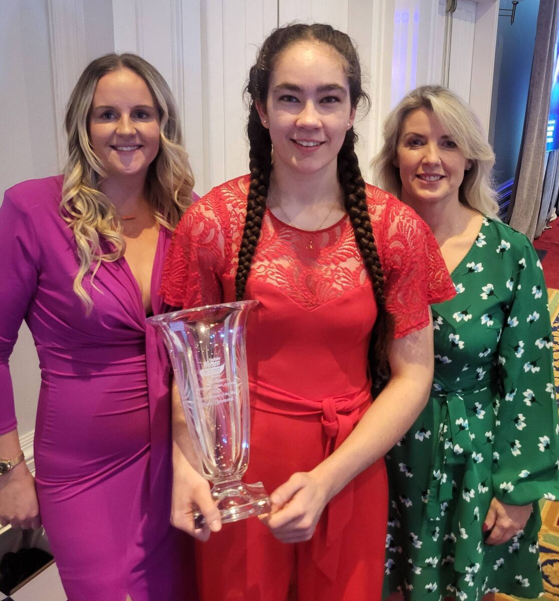 Cork County Boxing Board treasurer Nicola Murphy, Linda Desmond, Rylane Boxing Club, and Cork County Boxing Board Register, Louise Forde. Cork County Boxing Board treasurer Nicola Murphy, Linda Desmond, Rylane Boxing Club, and Cork County Boxing Board Register, Louise Forde.