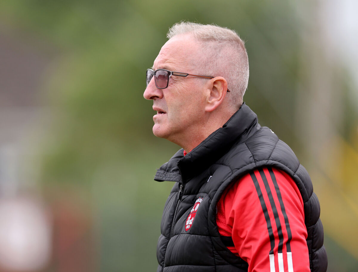 Donal Burke, Castlemartyr manager, during the game against Ballinhassig. Picture: Jim Coughlan Donal Burke, Castlemartyr manager, during the game against Ballinhassig. Picture: Jim Coughlan