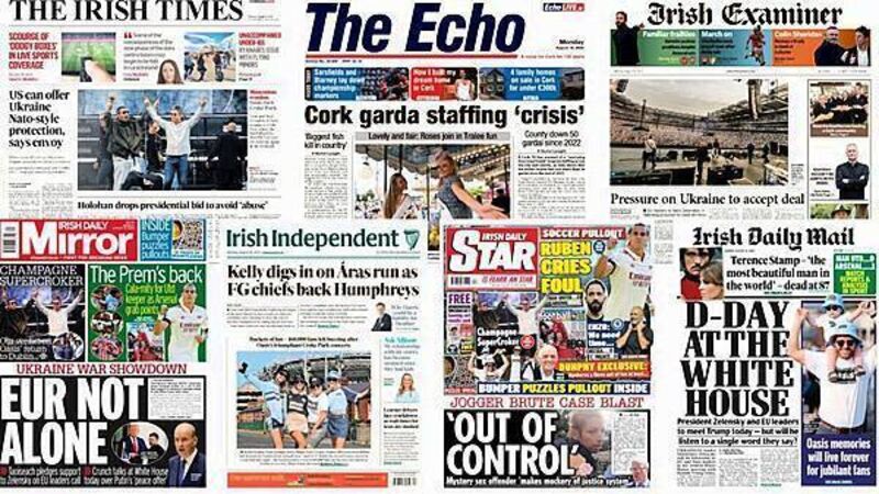 What the papers say: Monday's front pages What the papers say: Monday's front pages