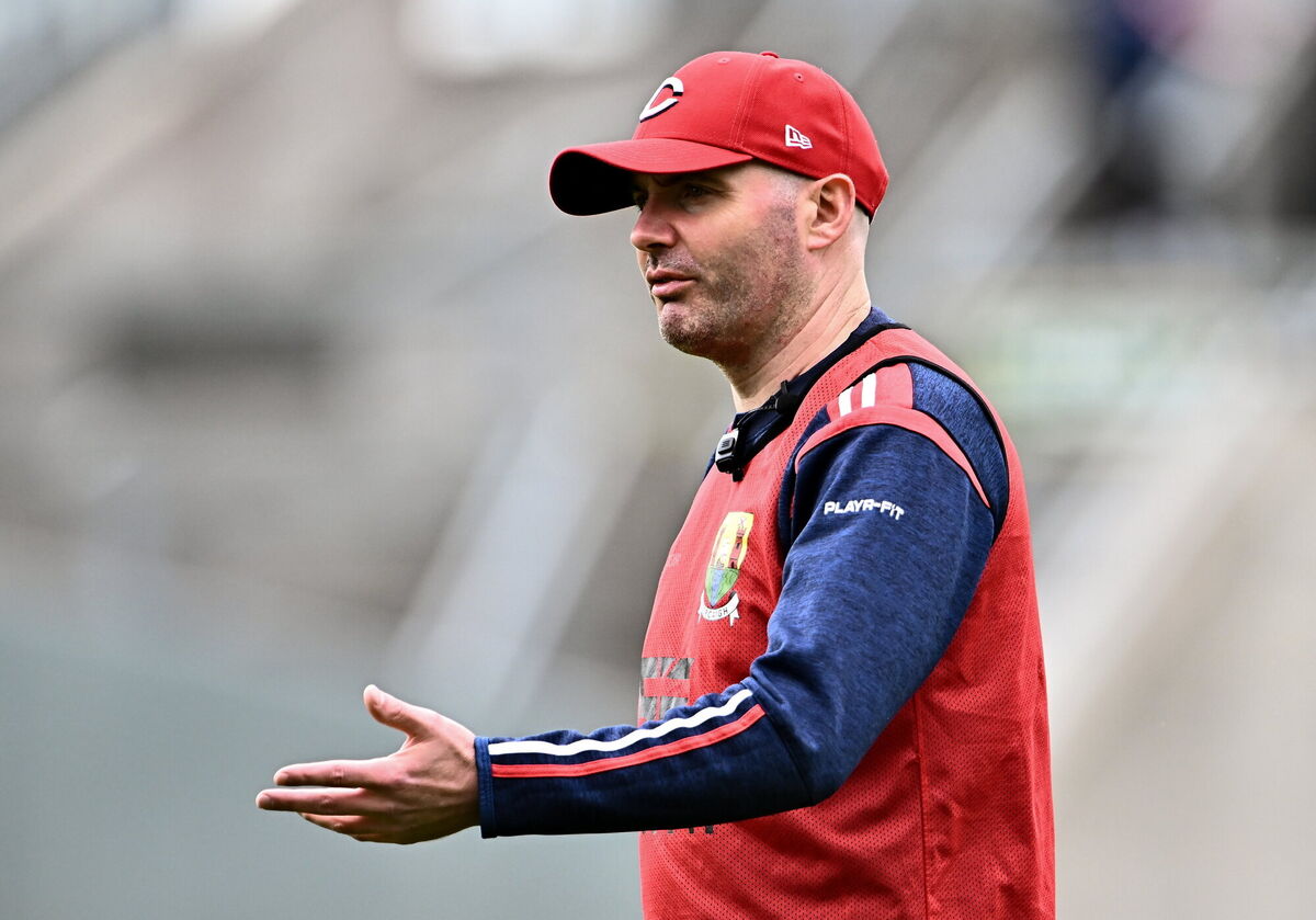 Clyda Rovers coach Shane Ronayne when he was in charge of the Cork senior ladies football team. Picture: Piaras Ó Mídheach/Sportsfile