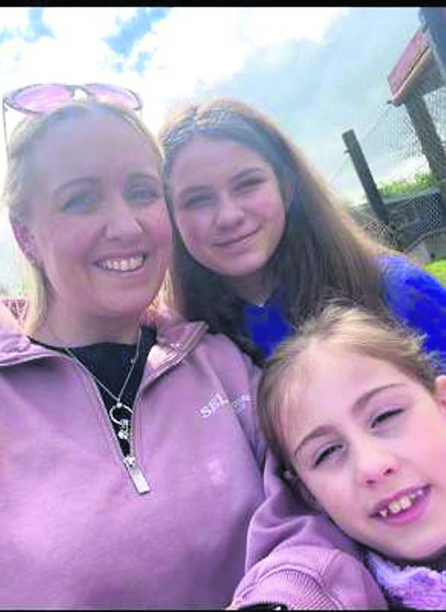 Eleanor Foster with her husband Rob, children Sophie and Leah, and her stepson Jacob