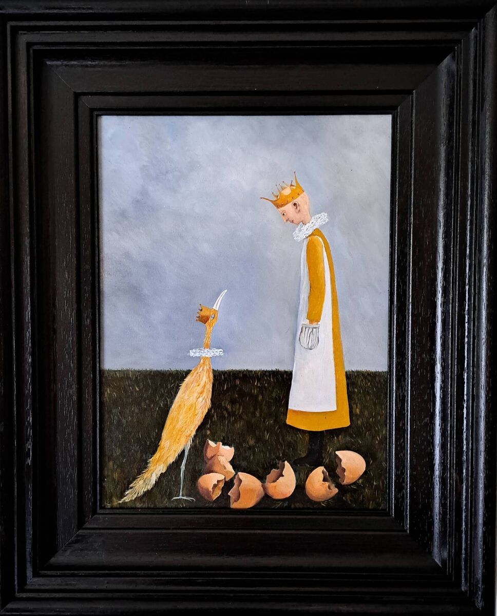 Mary received a message from the individual who purchased ‘Human conversing with a bird’ who said he had received ‘a sign’ to buy the piece Mary received a message from the individual who purchased ‘Human conversing with a bird’ who said he had received ‘a sign’ to buy the piece