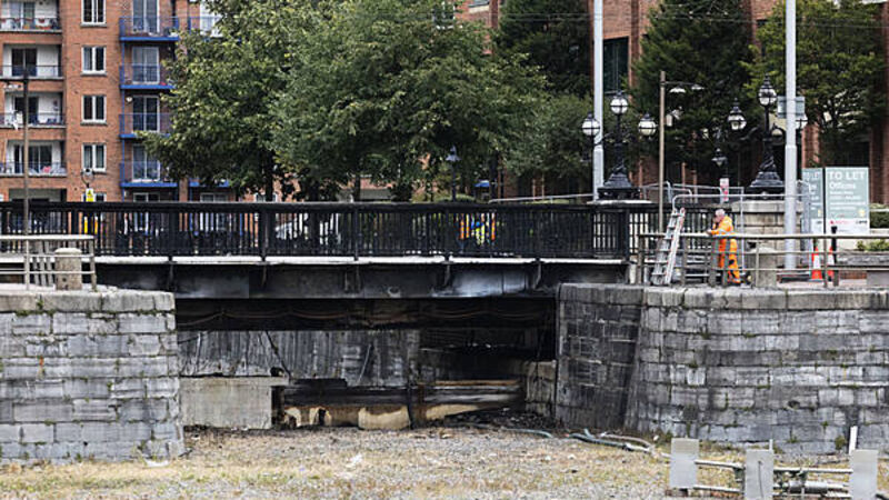 Part of Luas Red Line to remain closed for at least seven days after George's Dock fire Part of Luas Red Line to remain closed for at least seven days after George's Dock fire