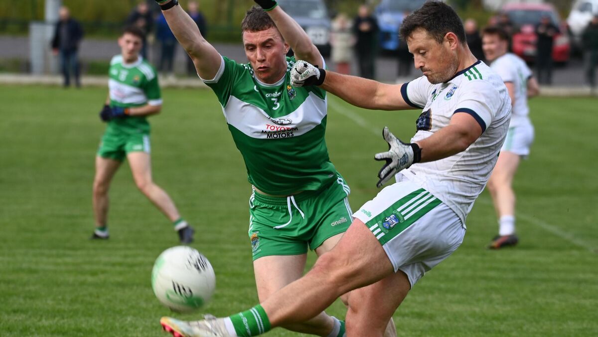 Ilen Rovers' Dan McEoin shoots from Macroom's Rory Buckley during the McCarthy Insurance Group Premier IFC relegation/playoff at Dunmanway last year. Picture: Eddie O'Hare Ilen Rovers' Dan McEoin shoots from Macroom's Rory Buckley during the McCarthy Insurance Group Premier IFC relegation/playoff at Dunmanway last year. Picture: Eddie O'Hare