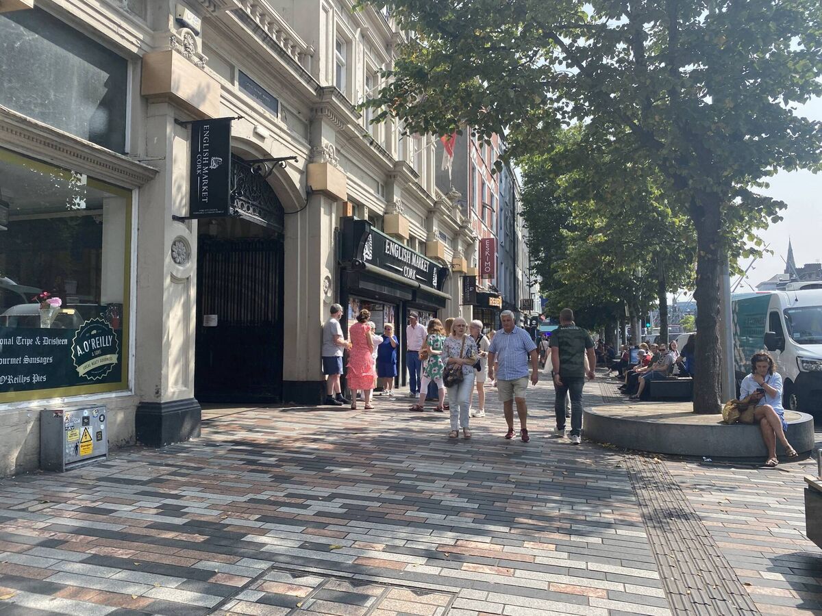 A busy summer day on the Grand Parade. A busy summer day on the Grand Parade.