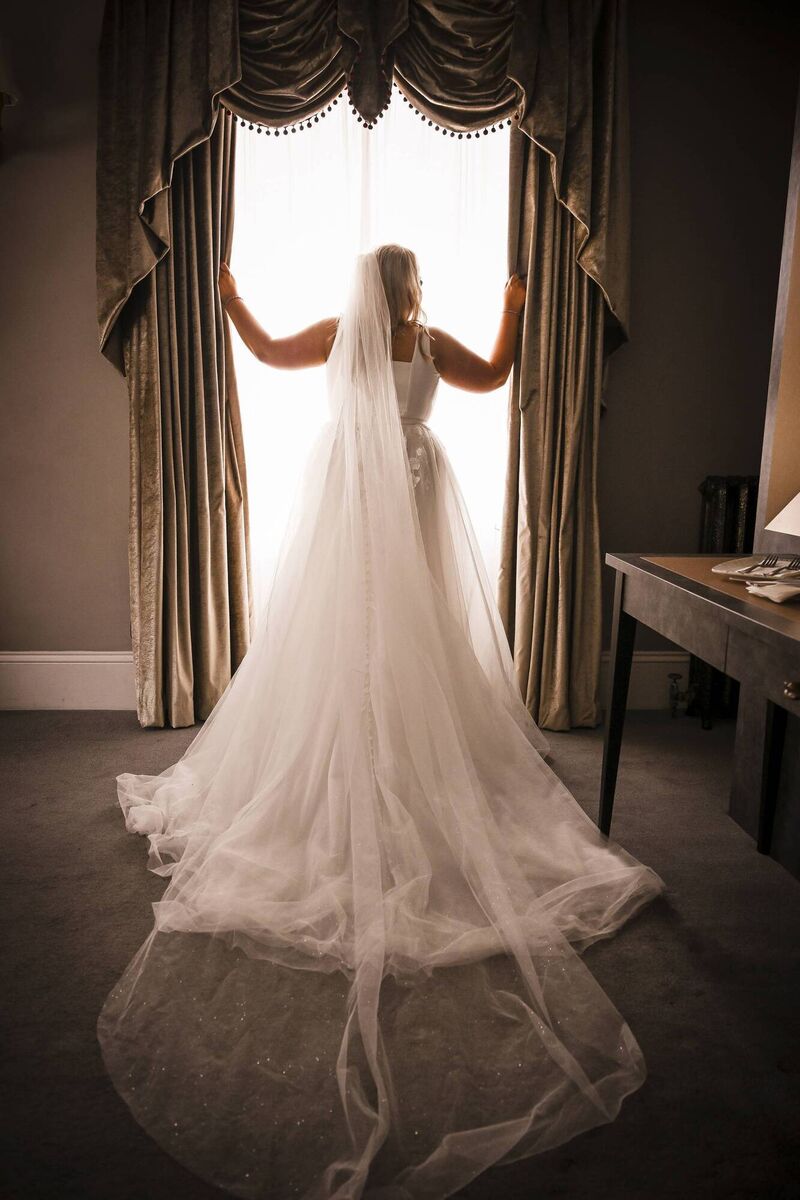 “There was something about that dress the moment I tried it on. It was my dream dress," said Rachel of her gown. “There was something about that dress the moment I tried it on. It was my dream dress," said Rachel of her gown.