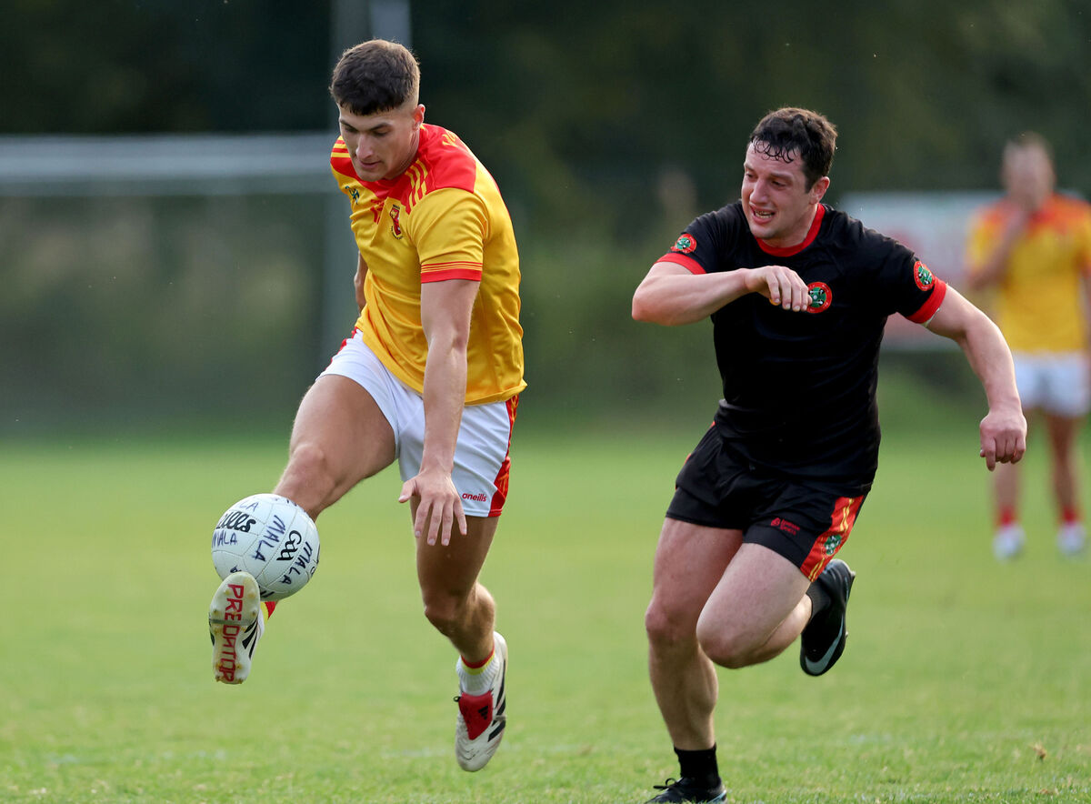 Michael McSweeney, Newcestown, tracking Sean McDonnell, Mallow. Picture: Jim Coughlan. Michael McSweeney, Newcestown, tracking Sean McDonnell, Mallow. Picture: Jim Coughlan.