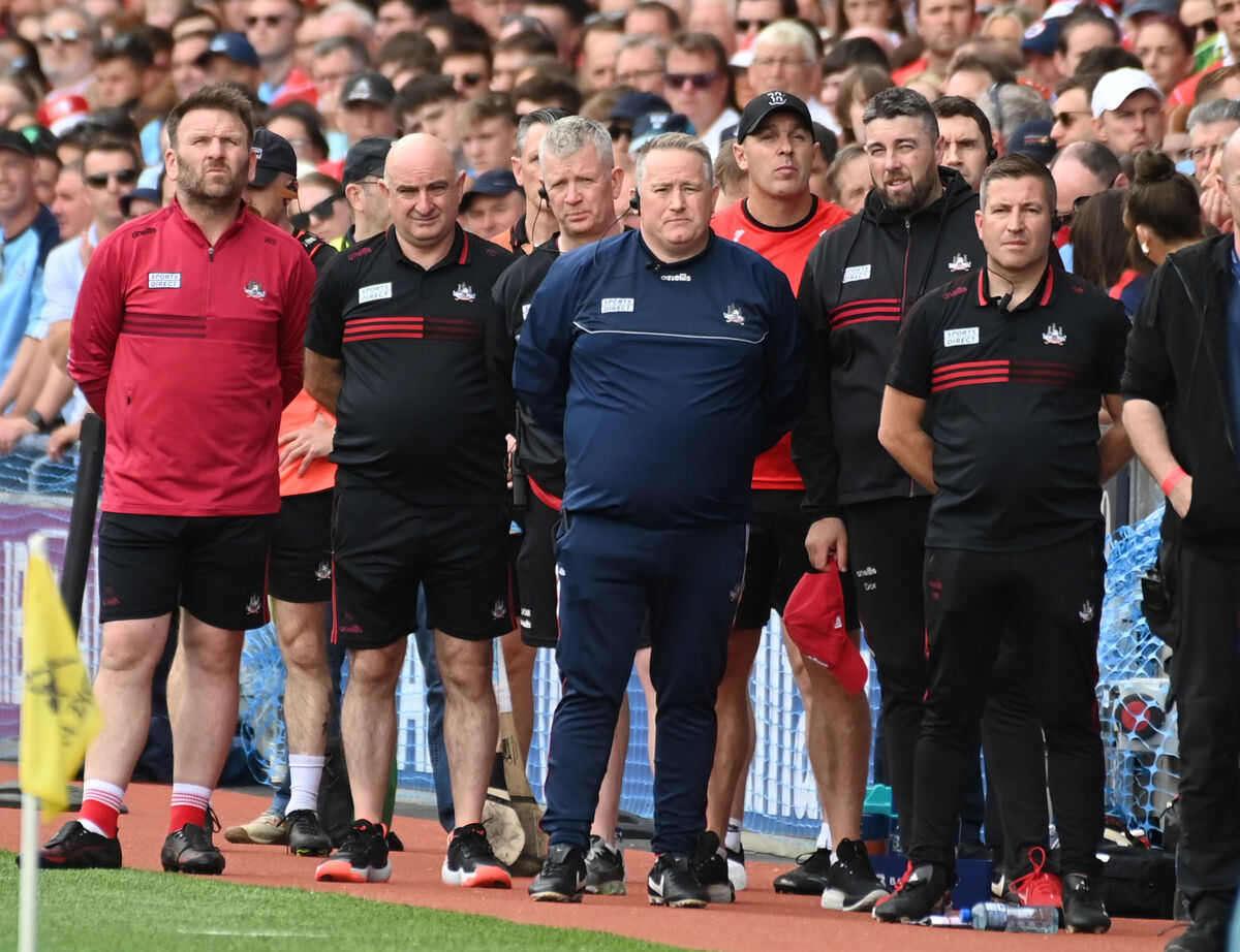 Cork manager Pat Ryan and selectors, from left, Wayne Sherlock, Fergal Condon, Donal O'Mahony, Brendan Coleman and Donal O'Rourke prior to the All-Ireland SHC semi-final win over Dublin this year. Picture: Eddie O'Hare Cork manager Pat Ryan and selectors, from left, Wayne Sherlock, Fergal Condon, Donal O'Mahony, Brendan Coleman and Donal O'Rourke prior to the All-Ireland SHC semi-final win over Dublin this year. Picture: Eddie O'Hare