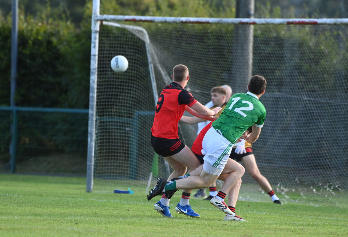 Dohenys' Eoin Lavers scores an early goal. Picture: Larry Cummins Dohenys' Eoin Lavers scores an early goal. Picture: Larry Cummins