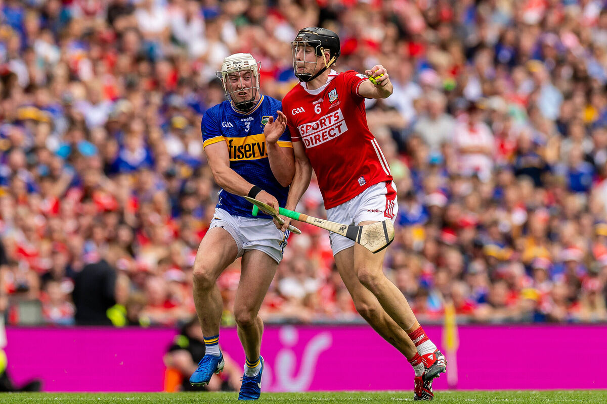 Cork’s Rob Downey in action against Eoghan Connolly of Tipperary. Picture: INPHO/Morgan Treacy Cork’s Rob Downey in action against Eoghan Connolly of Tipperary. Picture: INPHO/Morgan Treacy