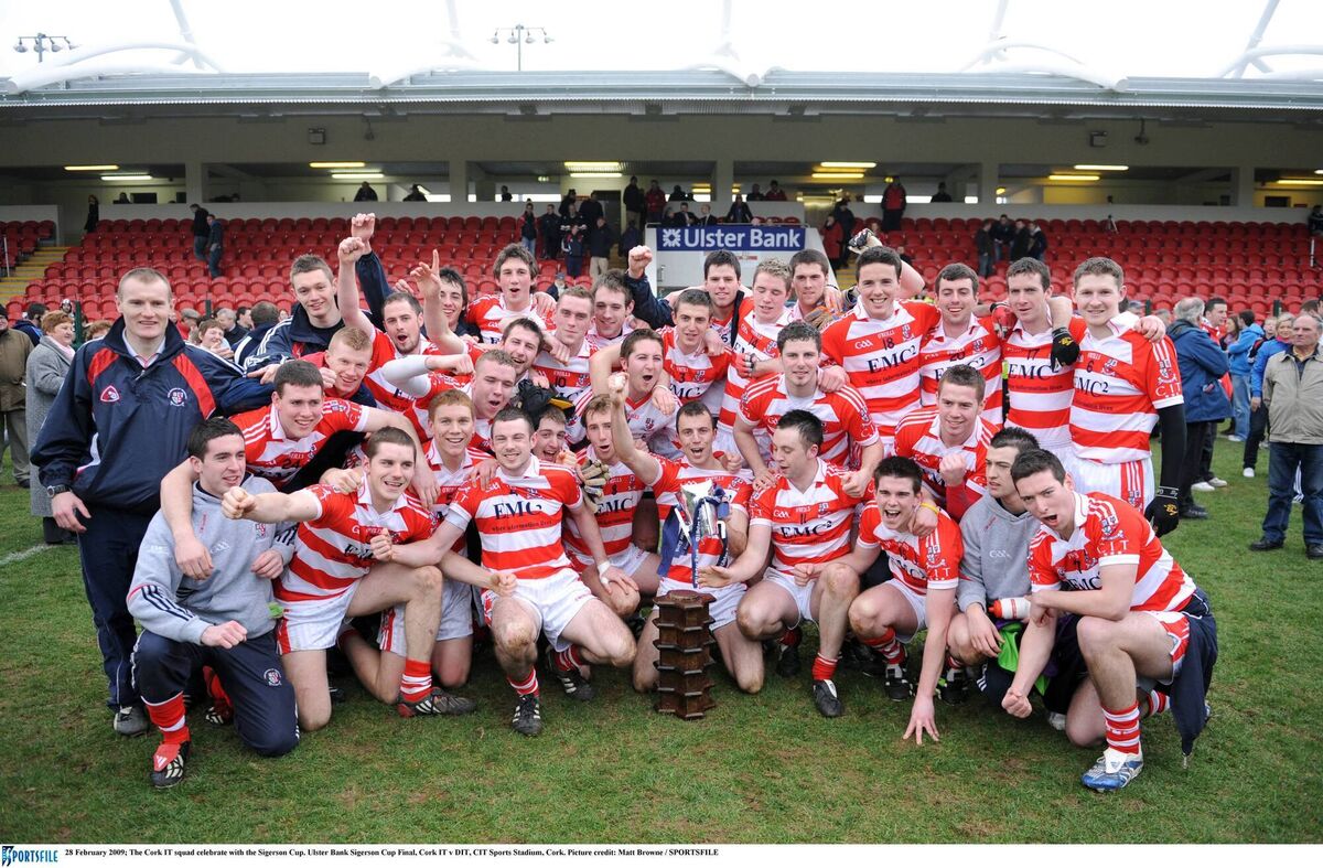 CIT celebrate their Sigerson Cup success in 2009. Picture: Matt Browne/Sportsfile CIT celebrate their Sigerson Cup success in 2009. Picture: Matt Browne/Sportsfile