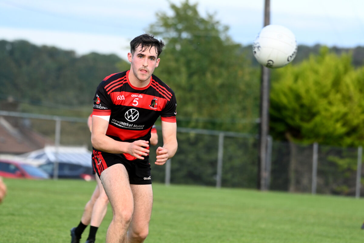  Defender Rory Lynn was outstanding for Newmarket. Picture: Larry Cummins