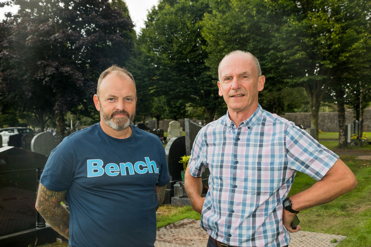 St Catherine’s cemetery supervisor Jason Healy with Cork City Council Parks & Recreation Department officer Stephen Scully at the cemetery in Kilcully. Picture: David Creedon
St Catherine’s cemetery supervisor Jason Healy with Cork City Council Parks & Recreation Department officer Stephen Scully at the cemetery in Kilcully. Picture: David Creedon