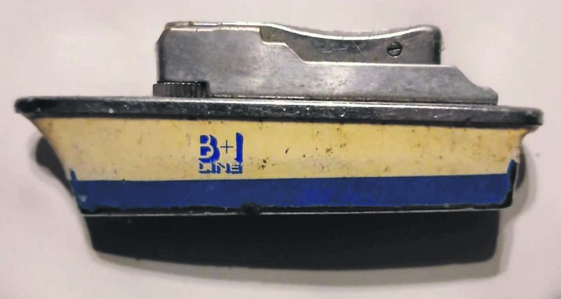 An Innisfallen lighter, picture supplied by Fintan Bloss