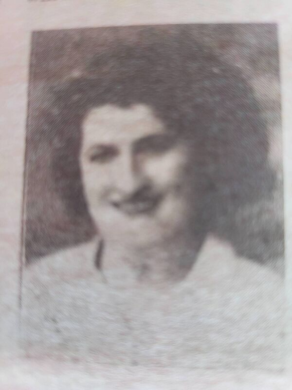 Josephine Buckley, nee Corcoran, who went on to marry and have seven children, but died aged 40, in 1955