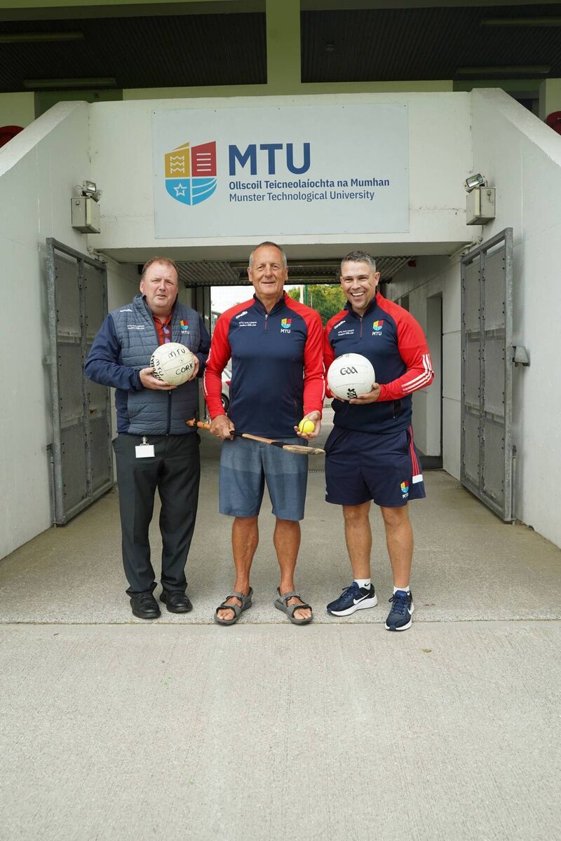 Keith Ricken, John Meyler and Kevin O'Callaghan at the launch of the 50-year celebration of the GAA Club in MTU Cork. Keith Ricken, John Meyler and Kevin O'Callaghan at the launch of the 50-year celebration of the GAA Club in MTU Cork.