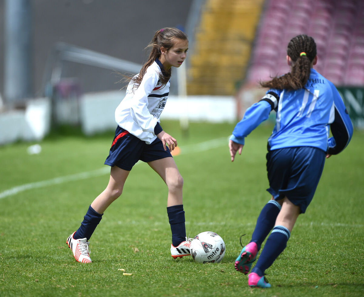 Alix Mendez in U12 action for Wilton United. Picture: Larry Cummins