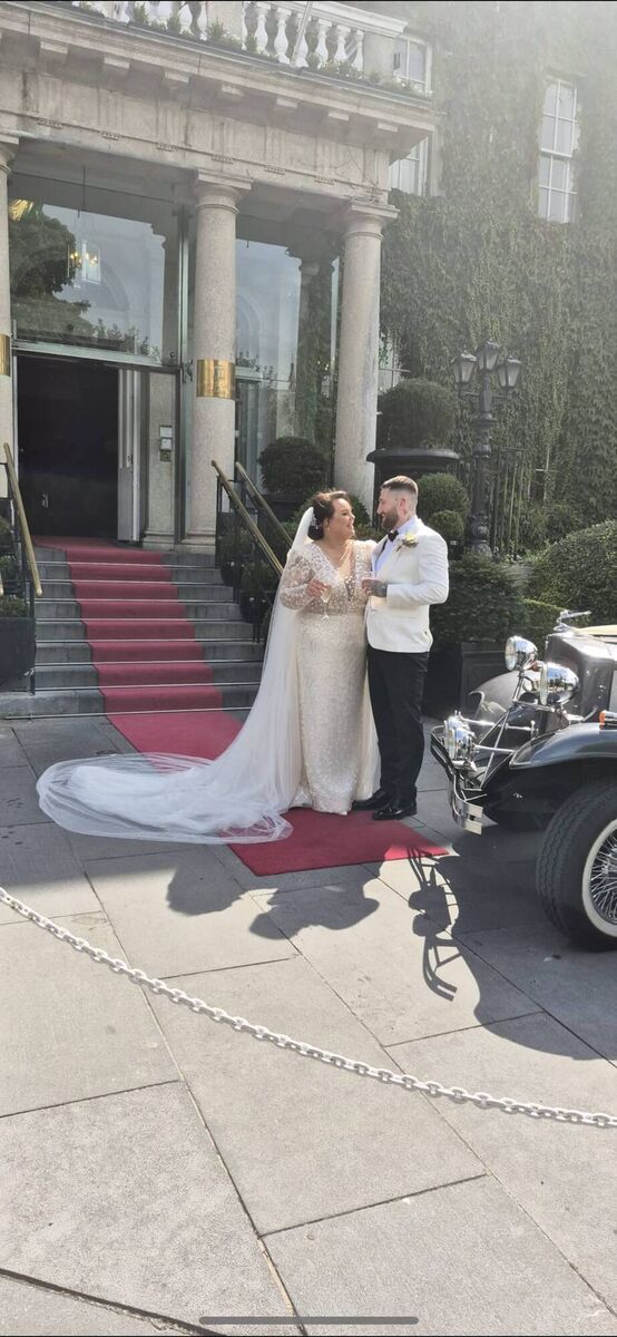 The couple held a reception for their guests at the Great Southern Hotel in Killarney. 