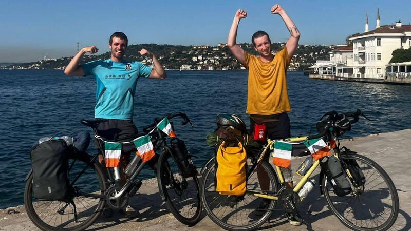 Enda cycled the height of three Everests, all for people of Gaza Enda cycled the height of three Everests, all for people of Gaza