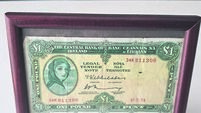 Trevor Laffan: The framed punt note that will always remind me of my father