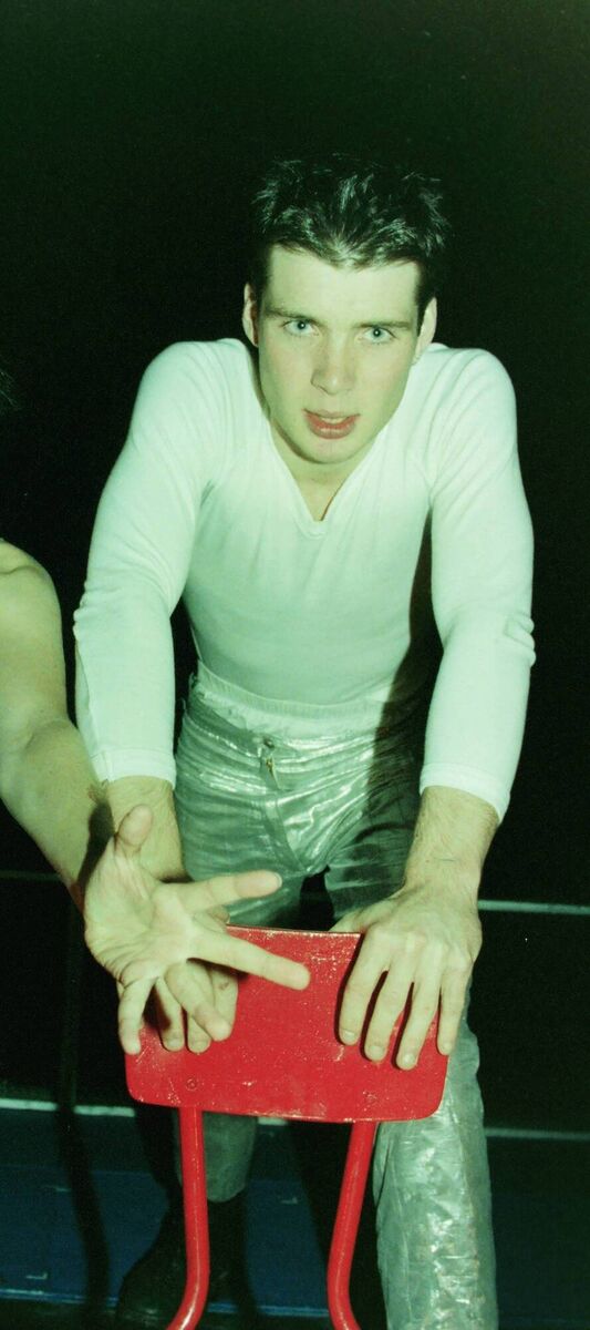 Cillian Murphy in 1996 in the early production of Disco Pigs, by Corcadorca. Picture: Eddie O'Hare. Cillian Murphy in 1996 in the early production of Disco Pigs, by Corcadorca. Picture: Eddie O'Hare.