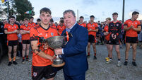 St Colum’s claim their first U21 title in 30 years following victory over Ahán Gaels
