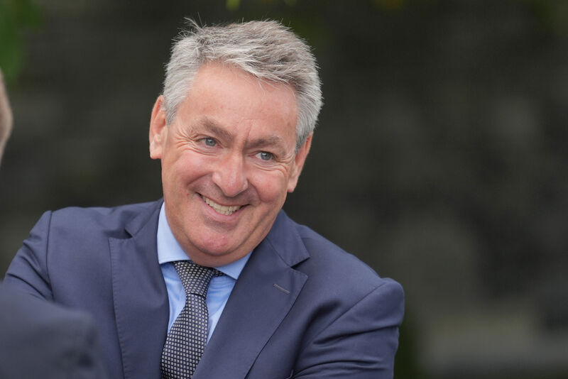 Billy Kelleher during an event for the 50th anniversary of Eamon De Valera's death, at Glasnevin Cemetery, last Friday.