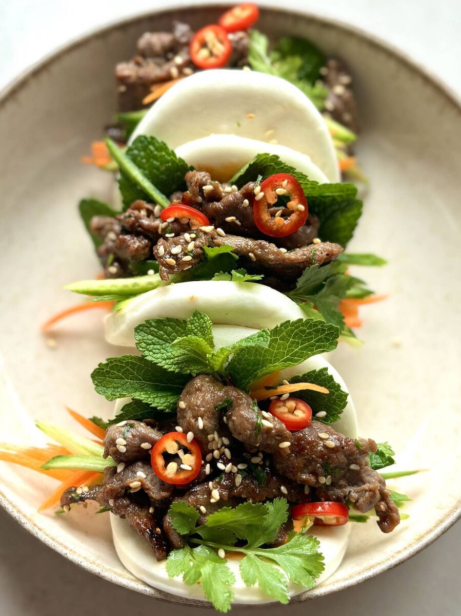 Jay’s bao buns. Jay says Korean food has changed, and she has endeavoured to preserve the flavours from the Korean food from her youth in her sauces. Jay’s bao buns. Jay says Korean food has changed, and she has endeavoured to preserve the flavours from the Korean food from her youth in her sauces.